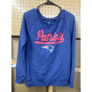 New England Patriots NFL Team Apparel Women's Crewneck Sweatshirt Medium M